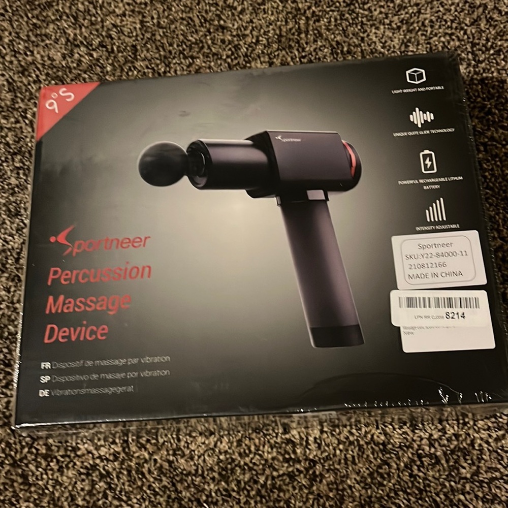Sportneer Massage Gun, Deep Tissue Percussion Muscle Massager